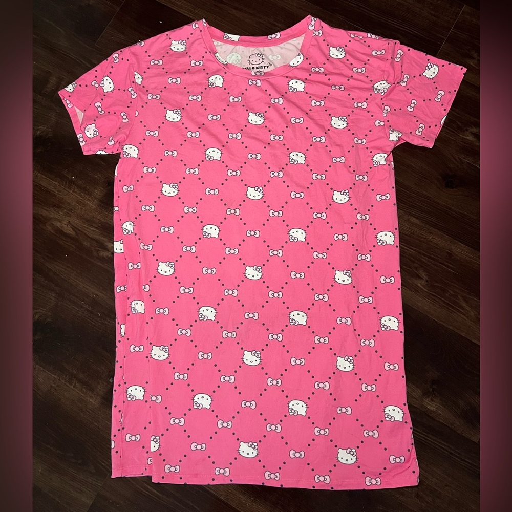 Hello Kitty Nightgown Sleepwear Size Medium